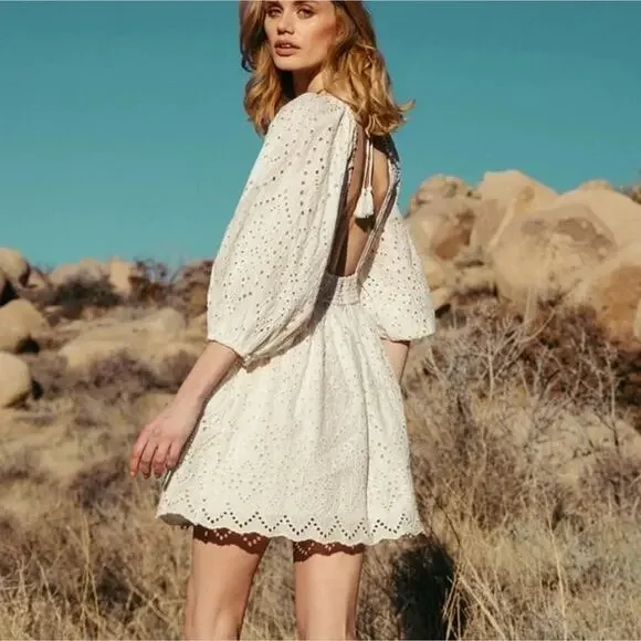 Cleobella Aria Mini Dress in Flora Polka NWT - Picture 2 of 14